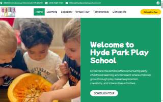Hyde Park Play School website