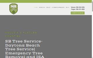 S. B. Tree Service Cincinnati website