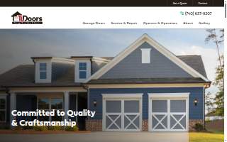 TL Garage Doors of Circleville website