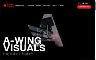 A-Wing Visuals | Cleveland Video Production website