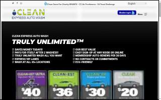 Clean Express Auto Wash of Cleveland website