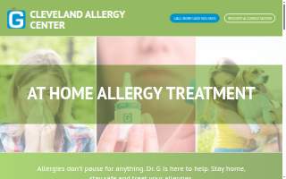 Cleveland Allergy Center website