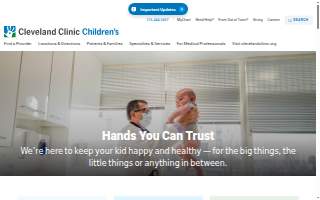 Cleveland Clinic Pediatrics website