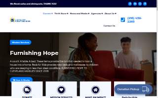 Cleveland Furniture Bank website