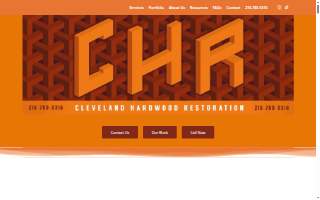 Cleveland Hardwood Restoration website