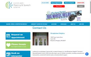 Cleveland Hearing & Speech Center - Broadview Heights website