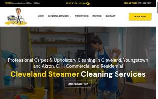 Cleveland Steamer Cleaning Services, LLC website