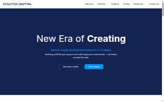 Evolution Drafting of Cleveland website