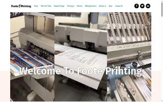 Foote Printing website