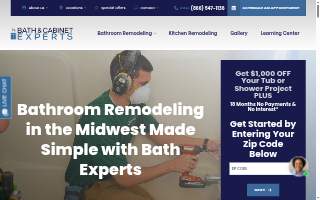 Bath Experts of Cleveland Heights website
