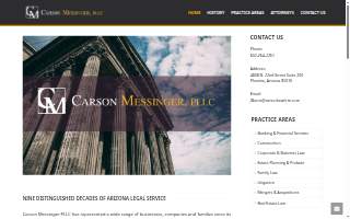 Carson Law Firm LLC website