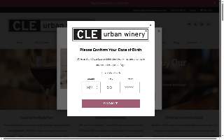 CLE Urban Winery website