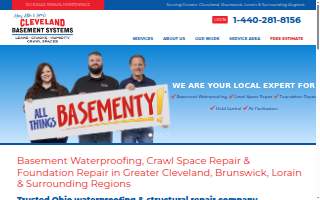 Cleveland Basement Systems website