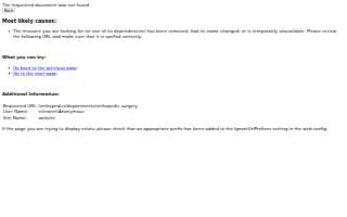 Cleveland Clinic Orthopedic & Rheumatologic Institute website