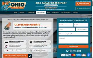 Cleveland Garage Door Repair website