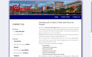 Harvard Title Agency LLC of Cleveland Heights website