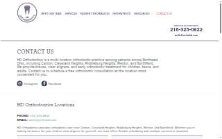 HD Orthodontics website