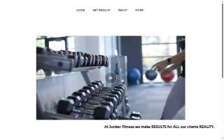 Junker Fitness website