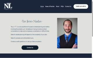 Nadas Law website