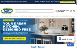 Northeast Factory Direct Furniture & Cabinets of Cleveland Heights website