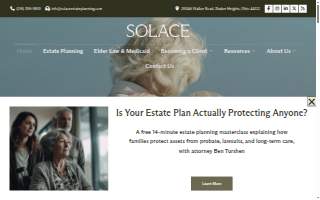 Solace Estate Planning LLC of Cleveland Heights website