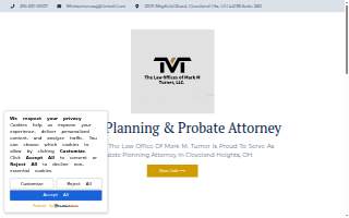 The Law Office of Mark M. Turner, LLC website