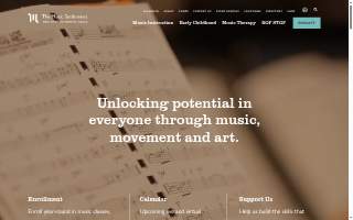 The Music Settlement website