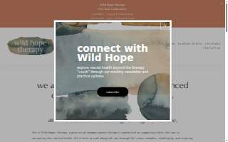 Wild Hope Therapy Cleveland website