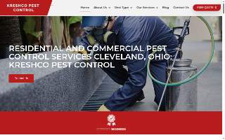 Kreshco Pest Control of Cleveland website