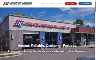 MasterWorks Automotive & Transmission of Cleveland website