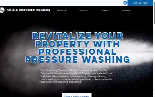 On Par Pressure Washing of Cleveland website