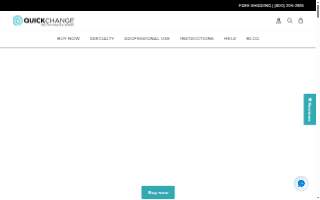Quick Change website