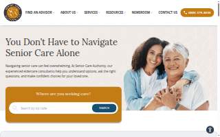 Senior Care Authority - Long Island website