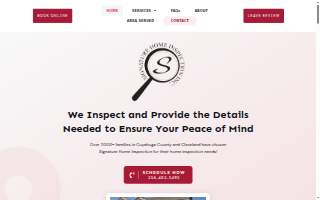 Signature Home Inspector website