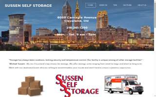 Sussen Self Storage website