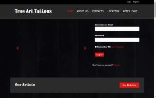 True Art Tattoos, Inc of Cleveland website