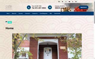 Acupuncture Healing Clinic website
