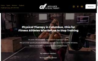 Affiliate Physical Therapy at Crossfit Grandview website