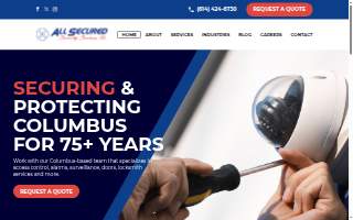 All Secured Security Services, LLC website
