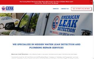 American Leak Detection of Columbus website