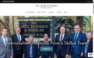 Artz Dewhirst & Wheeler LLP website