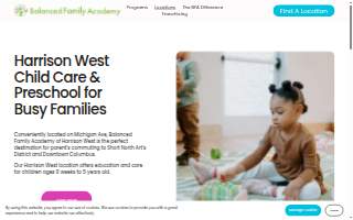 Balanced Family Academy of Harrison West website