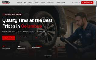 Best Deal Tires and Rims website