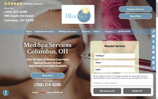 Blue Sky Med Spa website