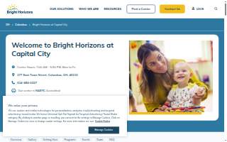 Bright Horizons at Capital City website