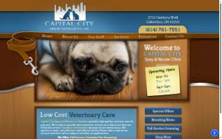 Capital City Spay and Neuter Clinic website