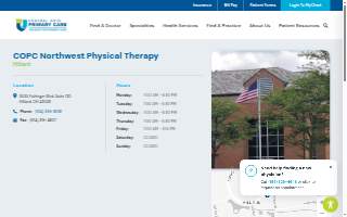 Central Ohio Primary Care Physical Therapy - Northwest website