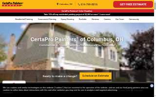CertaPro Painters of Columbus website