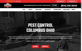 Champion Pest & Termite Control website
