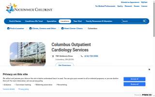 Childrens Hospital Cardiology website